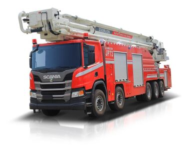 ZLF5521JXFJP72 wóz strażacki z podnoszonym wężownikiem