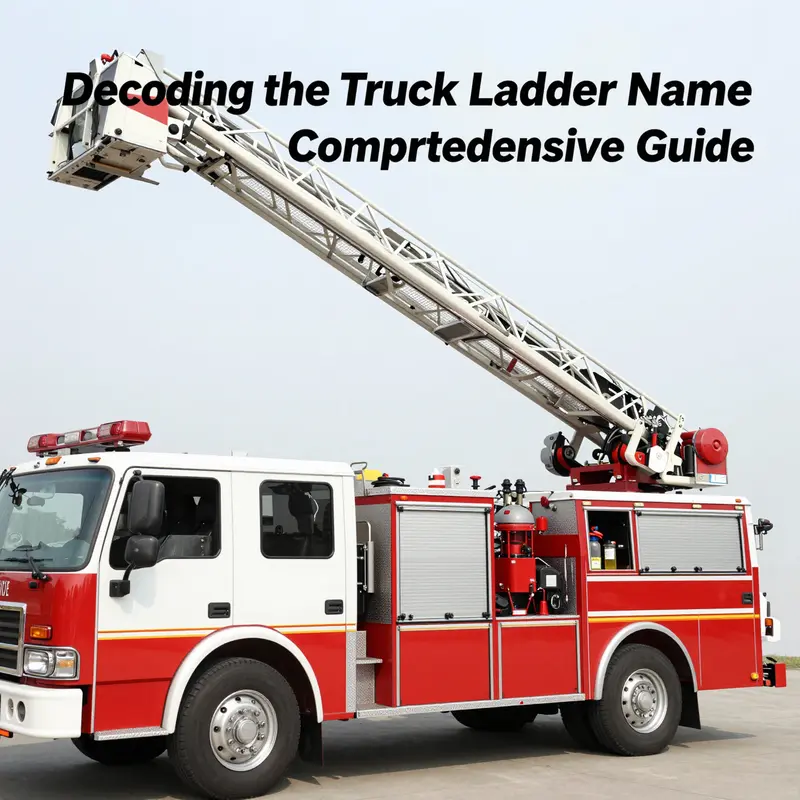 A detailed view of an aerial ladder truck highlighting its advanced ladder system.