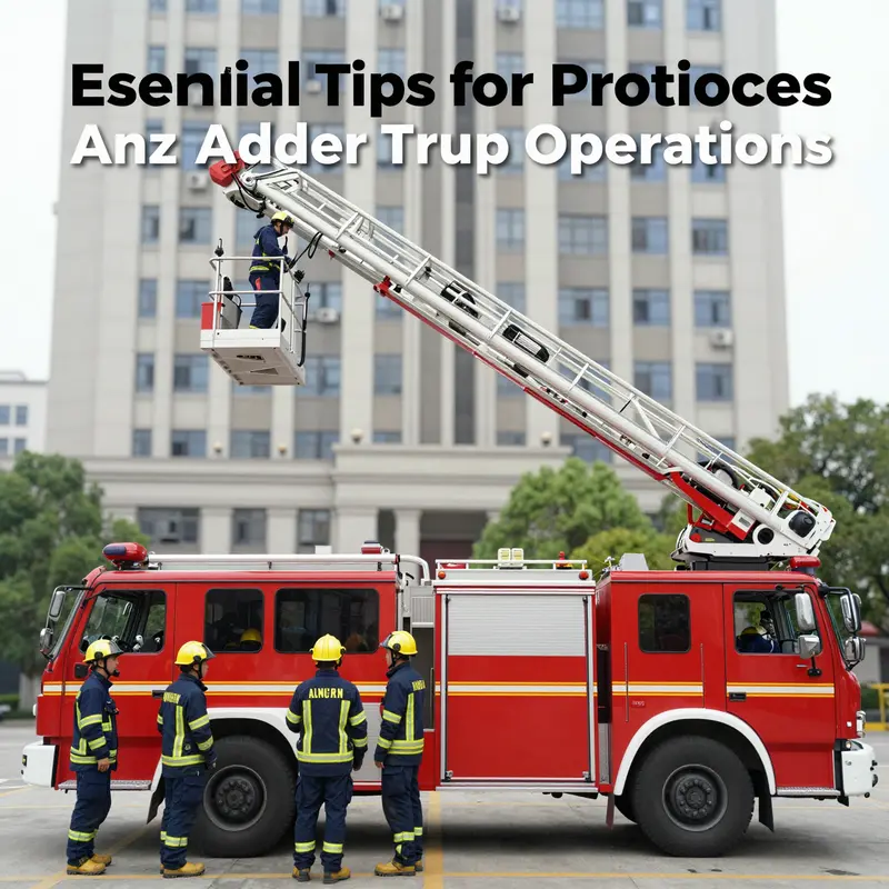 Proper stabilization of an aerial ladder fire truck before deployment is crucial for safe operations.