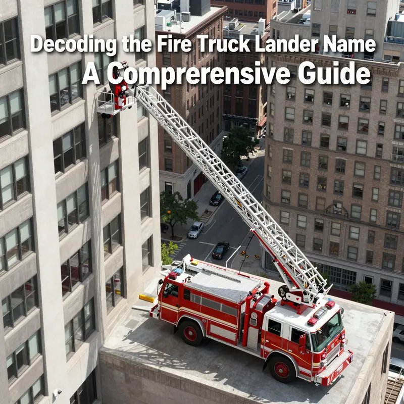 A detailed view of an aerial ladder truck highlighting its advanced ladder system.
