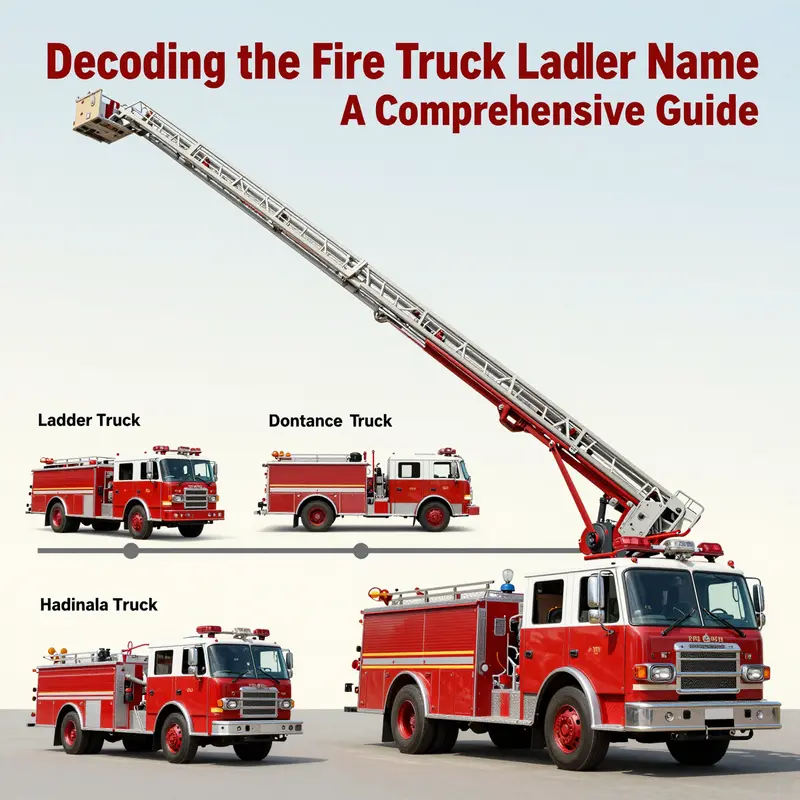 A detailed view of an aerial ladder truck highlighting its advanced ladder system.
