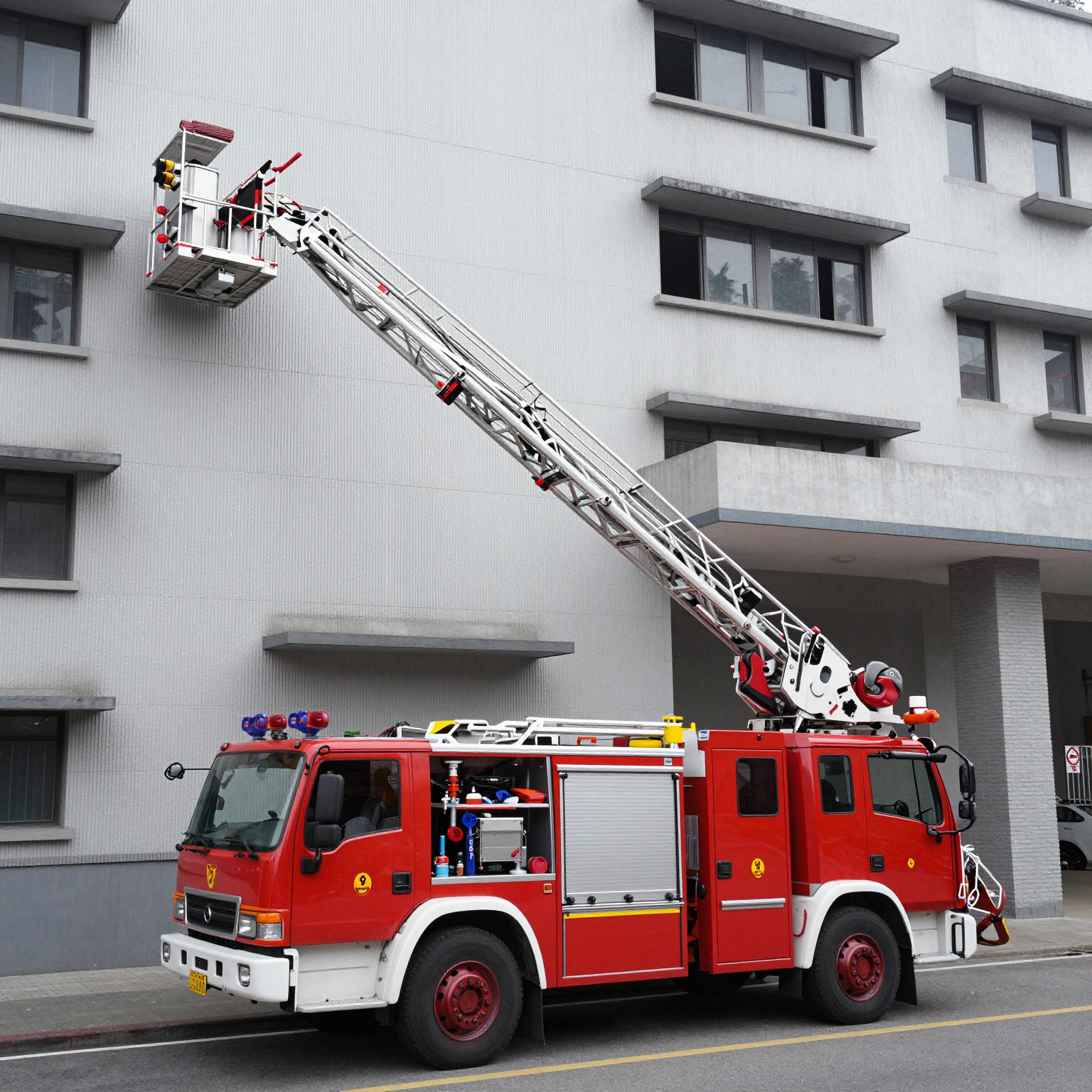 空中プラットフォーム消防車