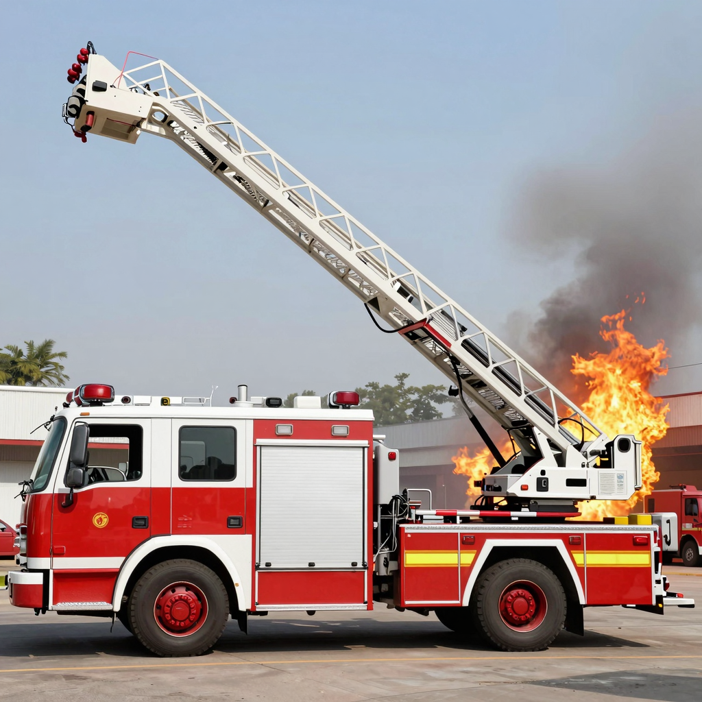 Ambulance Ladder Fire Truck