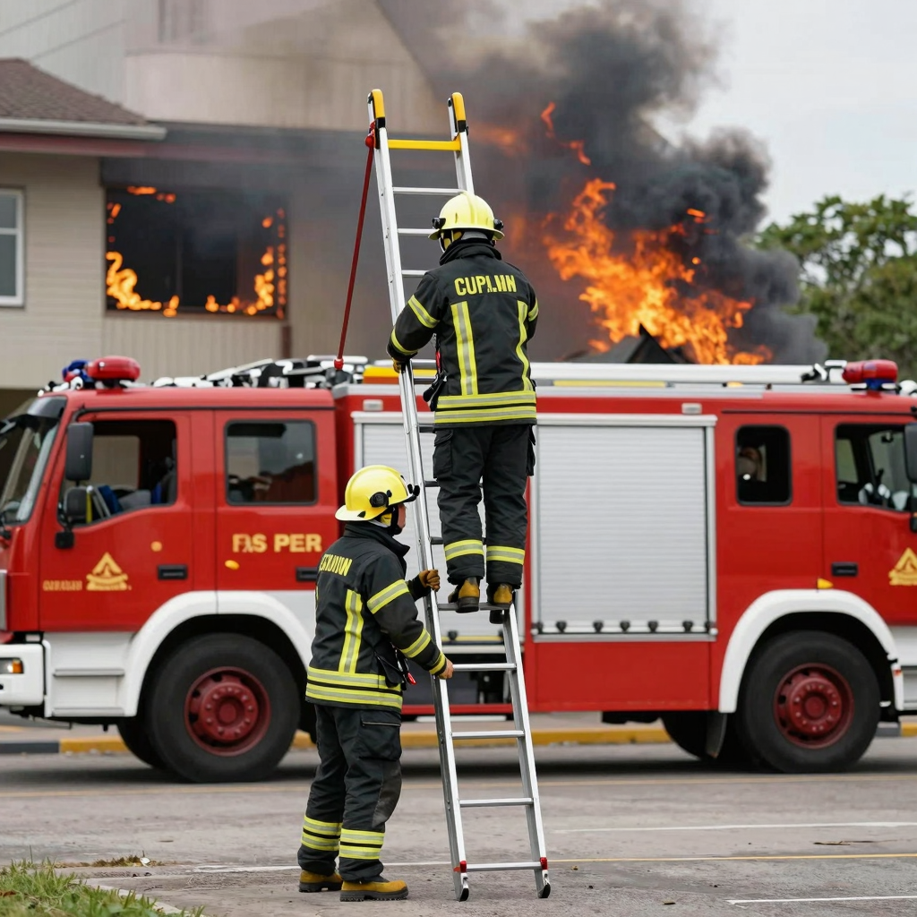 Rescue Ladder in Action