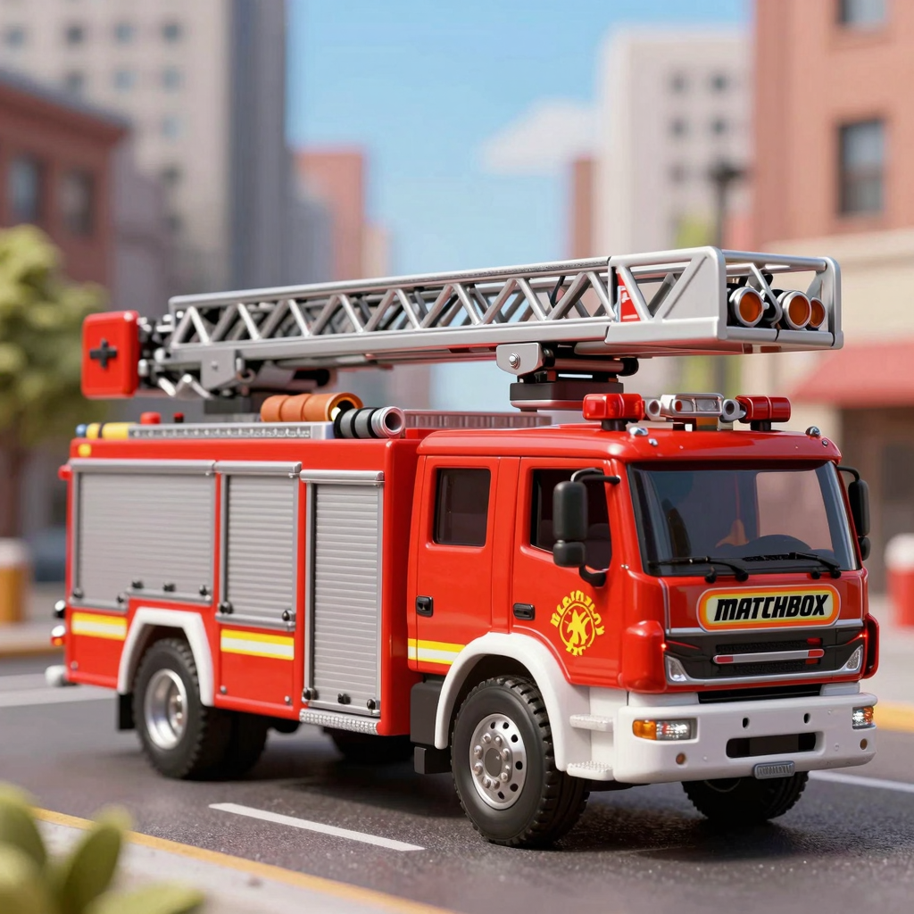 Matchbox Pierce Velocity Aerial Fire Truck