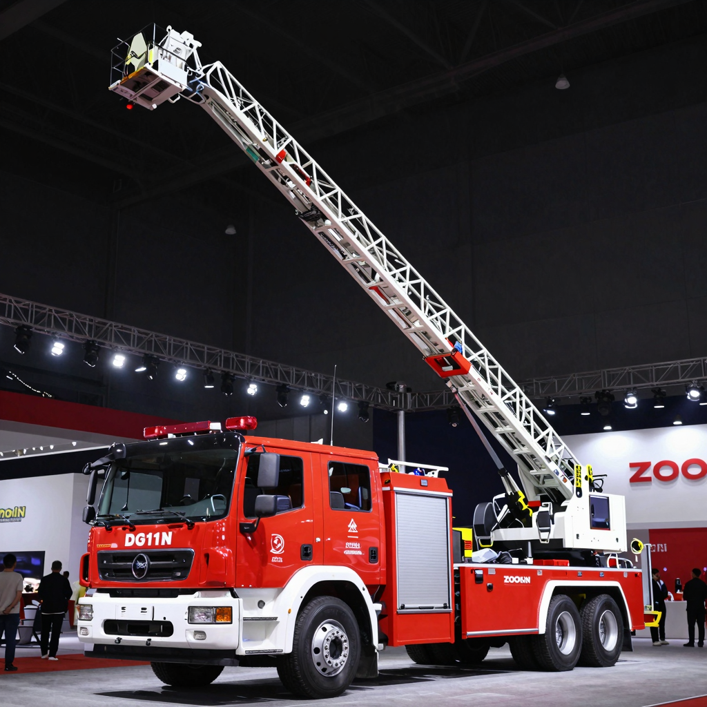Zoomlion DG113 - World's Tallest Fire Truck Ladder