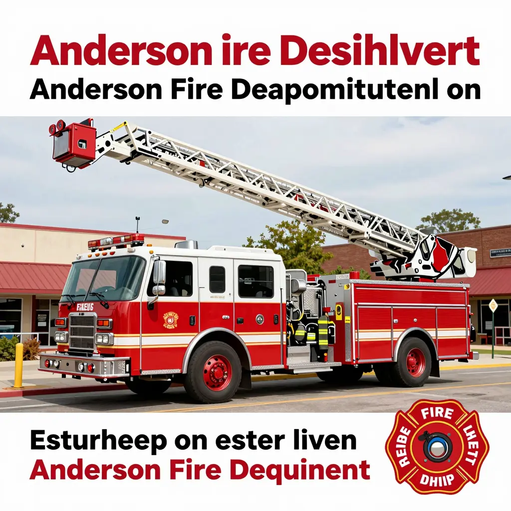 Anderson Fire Department Truck