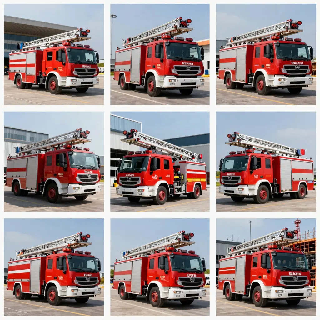 Fire Trucks in Action