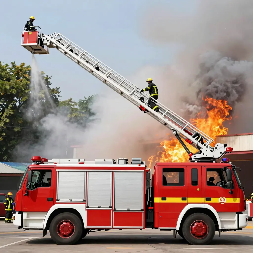 Fire Engine Ladder Truck