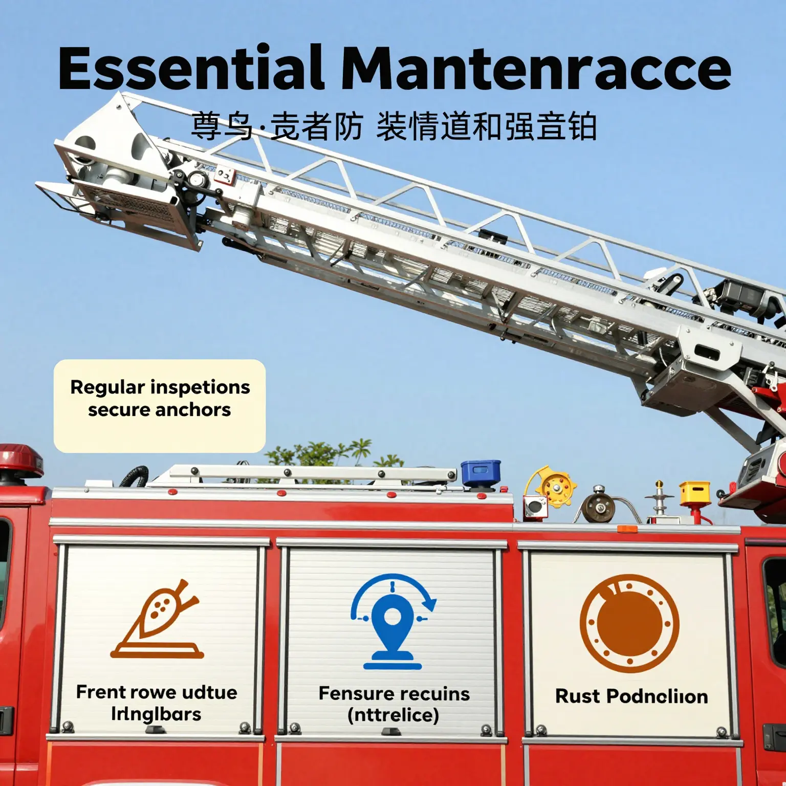 Fire Truck Ladder Bracket Maintenance Tips