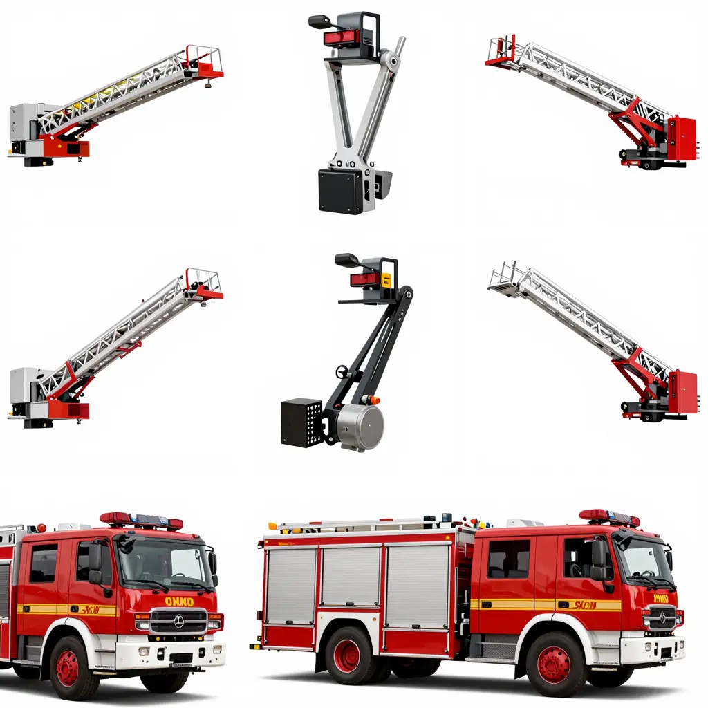 Innovative Fire Truck Ladder Bracket Designs