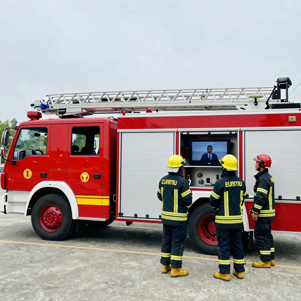 Ladder Fire Truck Training
