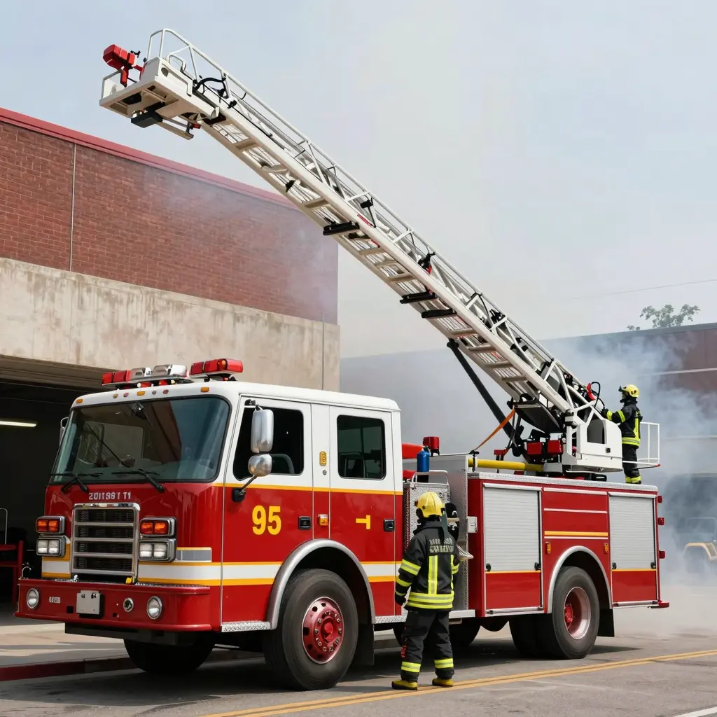 Ladder 91 in action