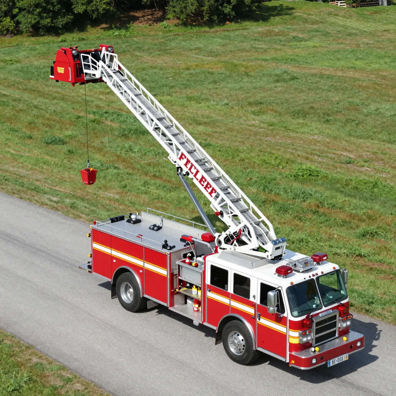 Virginia Beach Fire Department Tiller Fire Ladder Truck