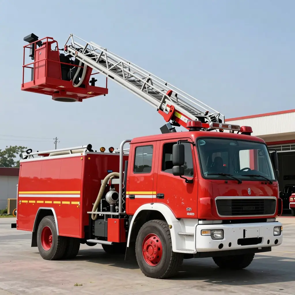 Used Aerial Platform Fire Truck