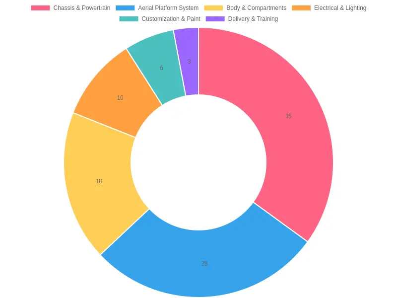 Average Cost Breakdown of a Fire Platform Truck