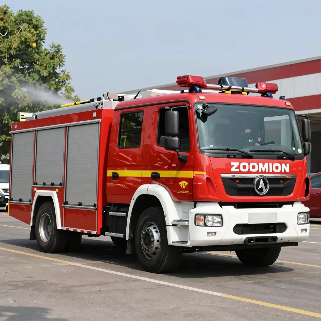 Zoomlion Fire Trucks in Action