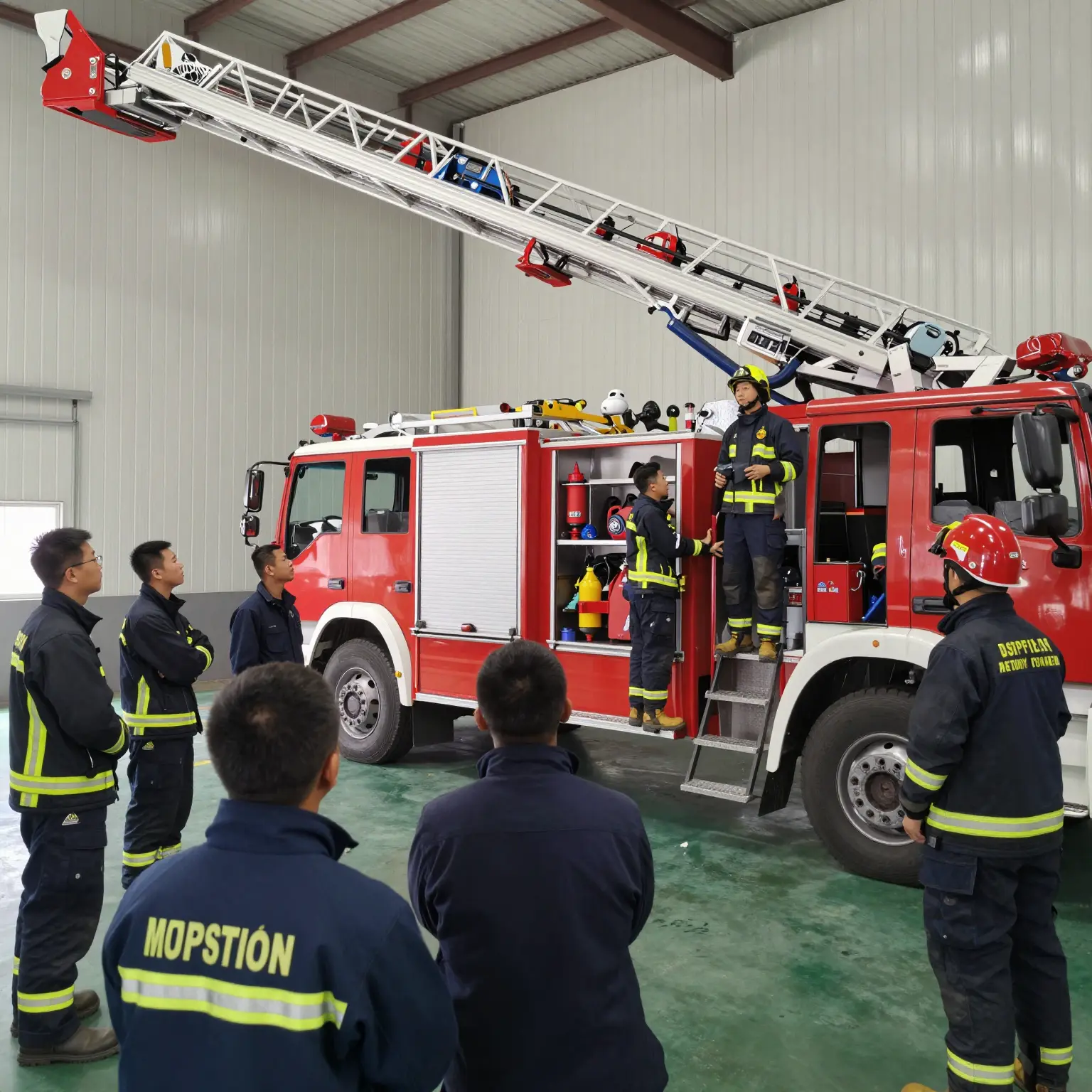 Fire Ladder Truck Training Session
