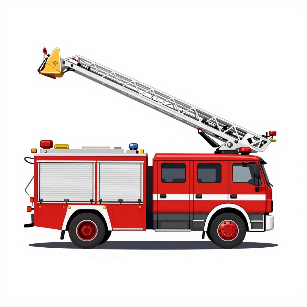 Fire Truck with Ladder
