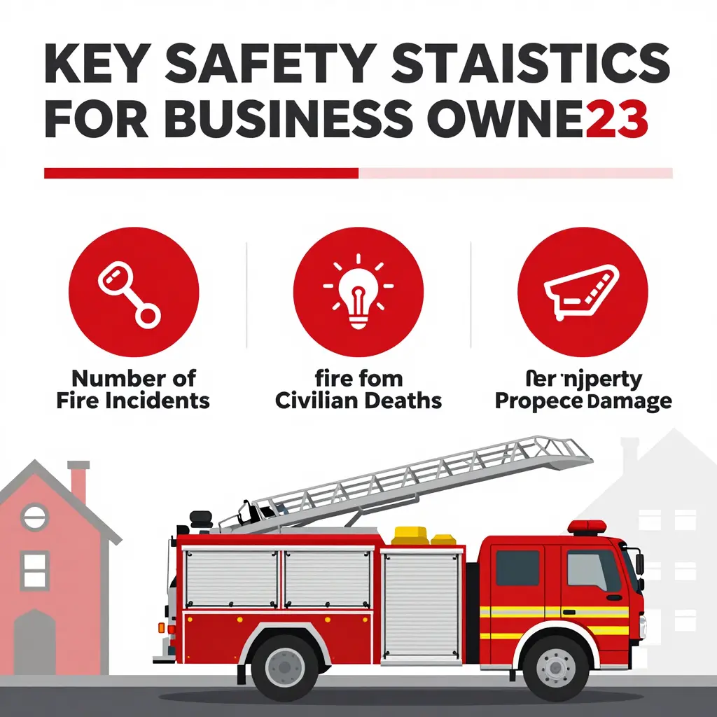 Fire Safety Statistics Infographic