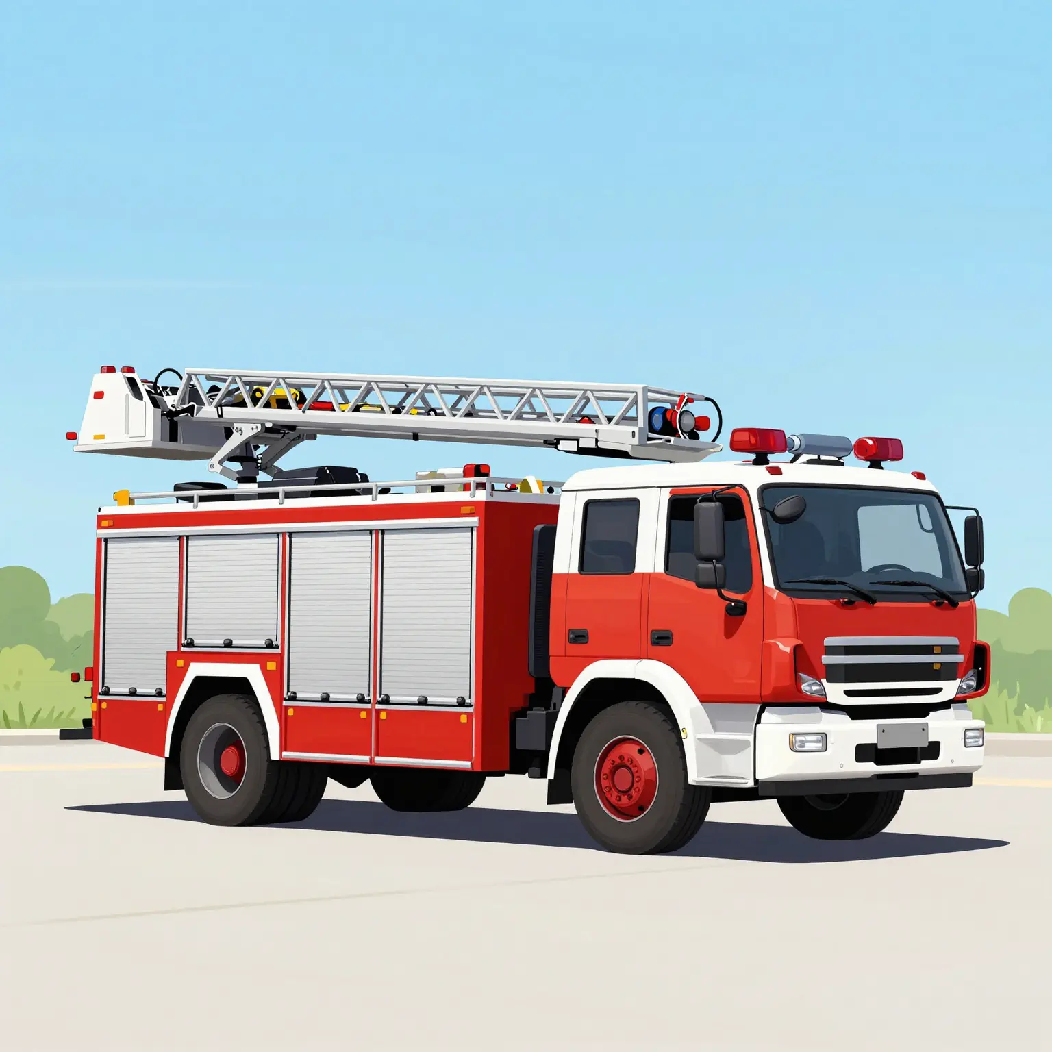 Used Aerial Fire Truck